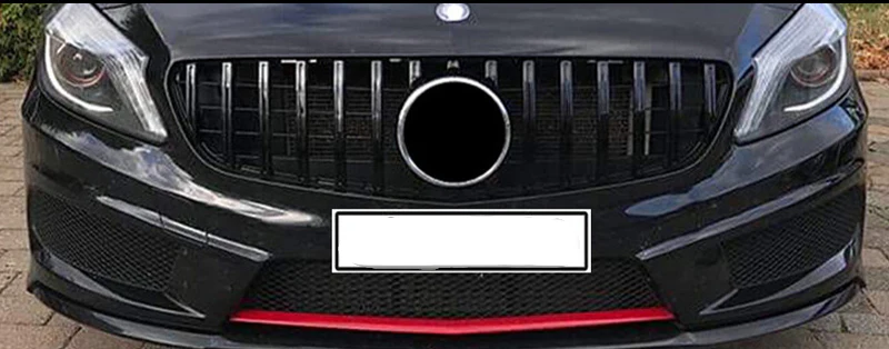 Mercedes Benz A Class W176 Pre-Facelift Linear GT AMG Style Front Grille (2013 - 2015 MK3 Models) - Image 5