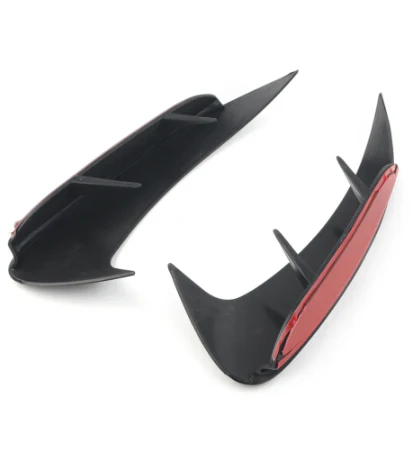 Rear Gloss Black Bumper Canards Pair for Mercedes Benz A Class W177 MK4 (2018+ Models) - Image 2