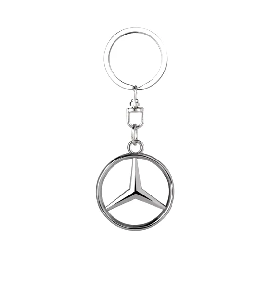 Mercedes Benz Logo Metal Keyring - Image 3