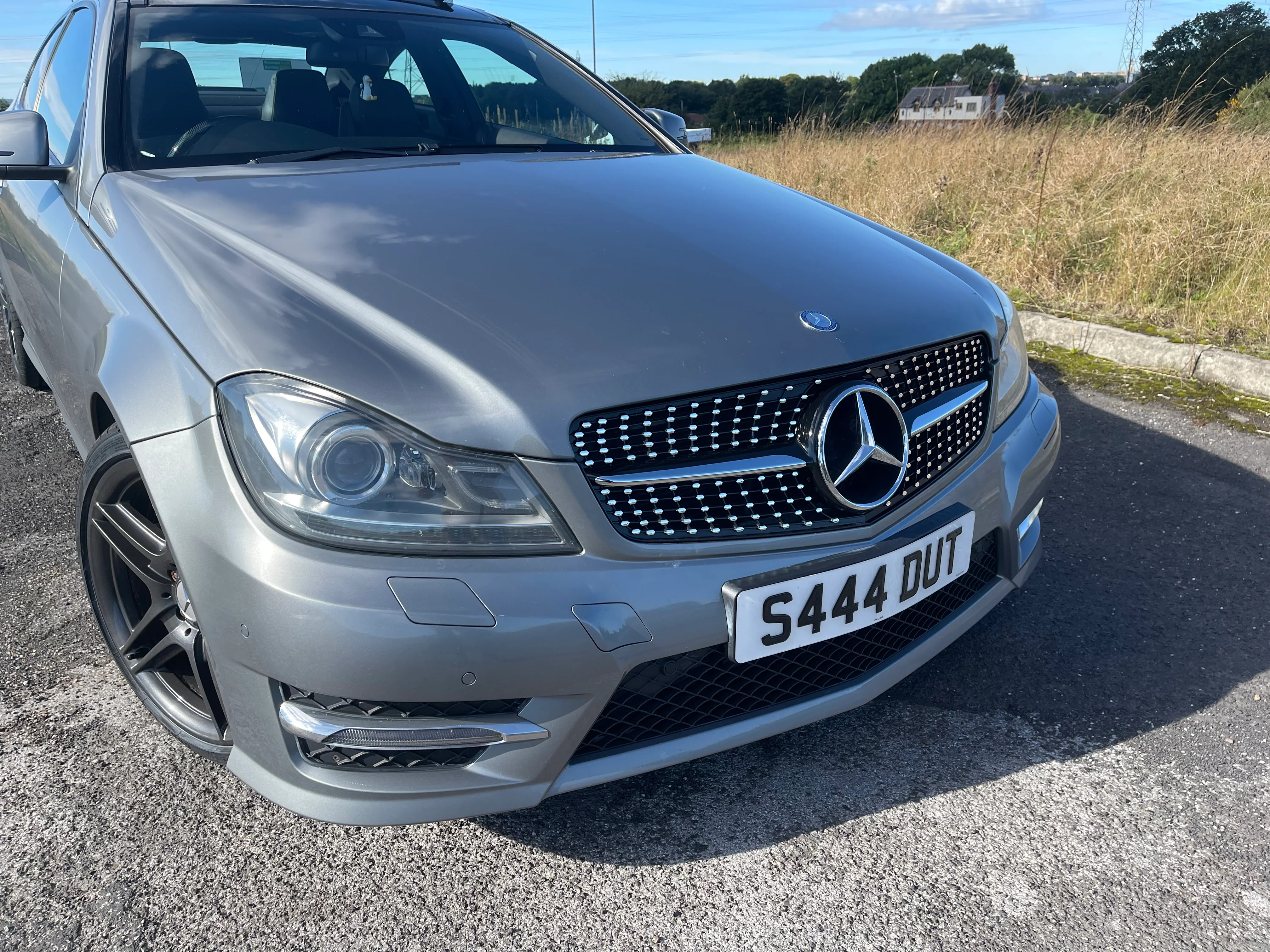 Mercedes C Class W204 Custom Front Grille Replacement (2008 - 2014) - Image 4