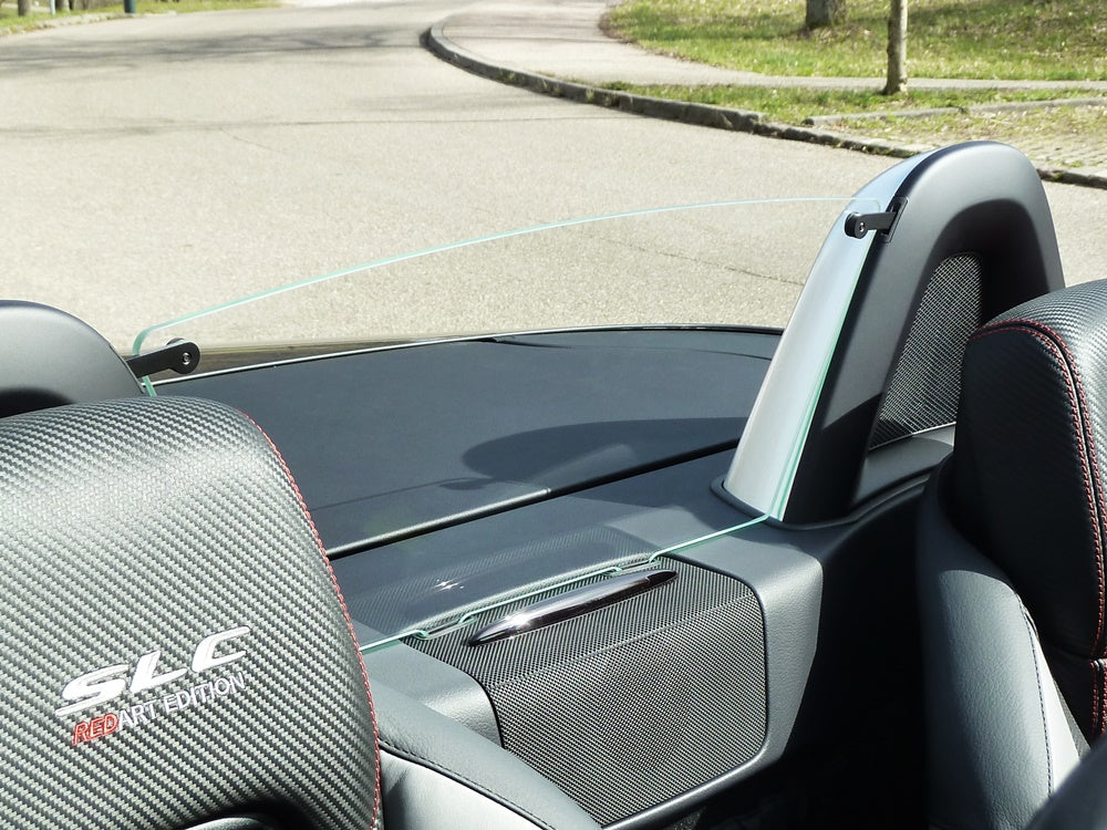 Mercedes SLK/SLC R172 UR-Windschott Clear Glass Wind Breaker / Deflector - Image 4