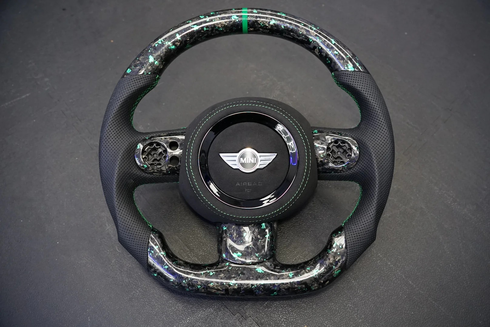 Mini Cooper Base / S / JCW R56 Custom Carbon Fibre Steering Wheel (2007 - 2013)