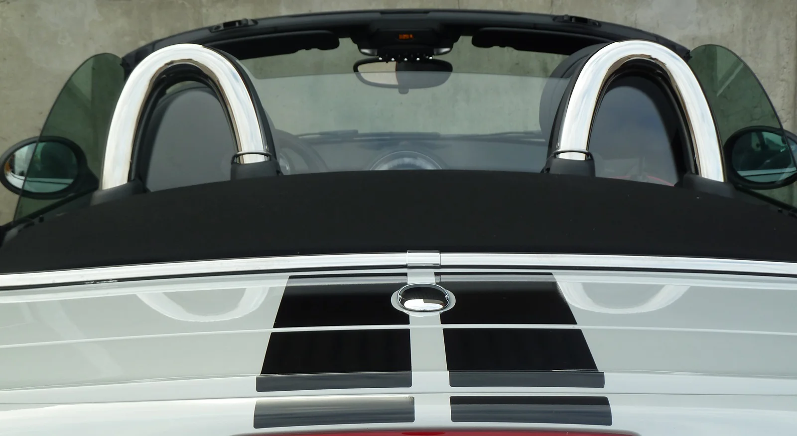 MINI Roadster UR-Windschott Clear Glass Wind Breaker / Deflector - Image 3