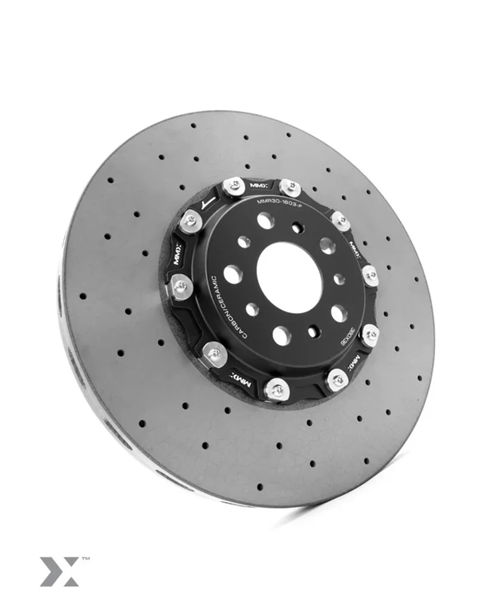 MMX 2-Piece 380mm x 36mm Carbon Ceramic front discs/rotors for BMW G8x - Image 4