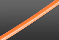 Orange PVC Covered Brake Hose - Variation 1