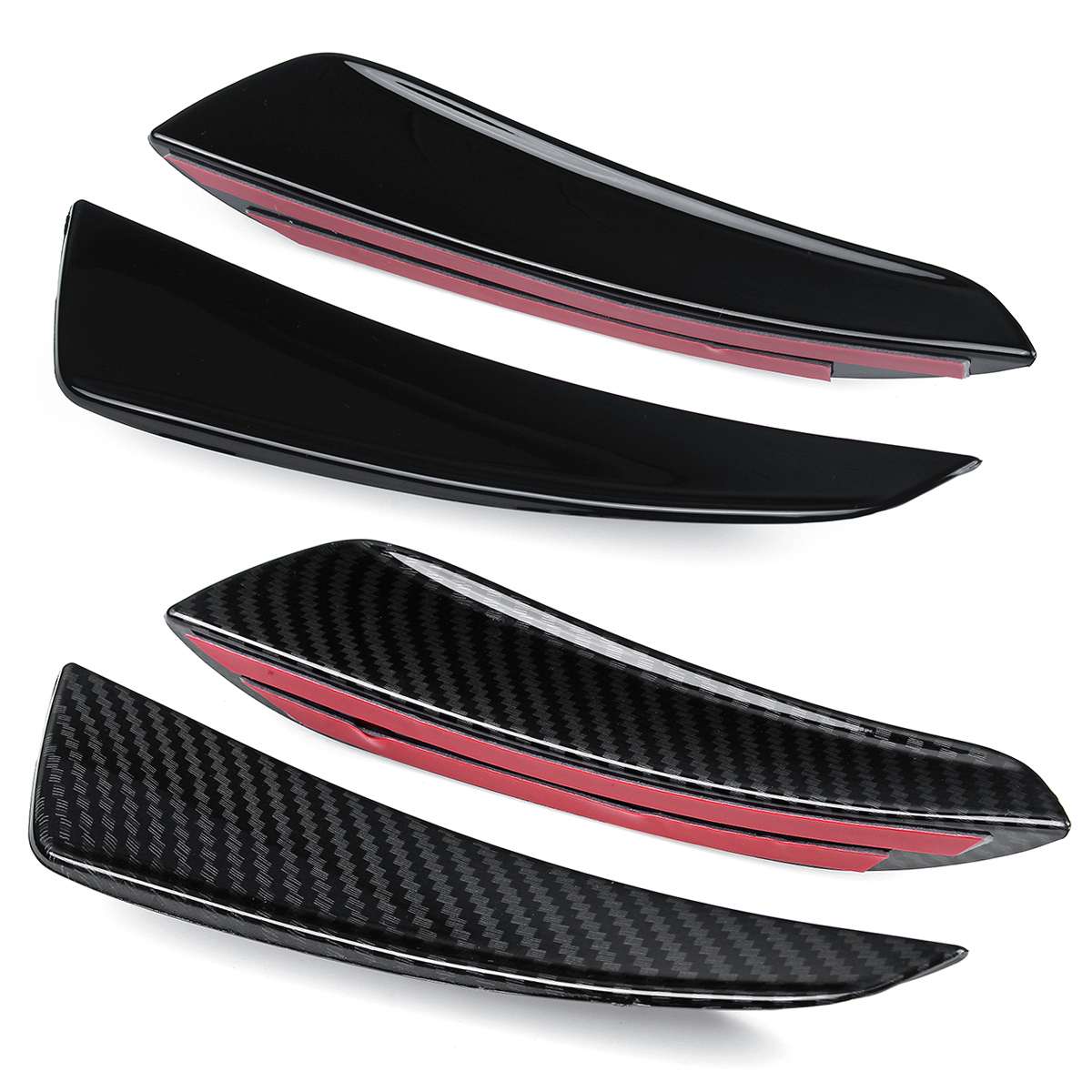 Front Bumper Self Adhesive Outer Canards Pair for Mercedes Benz A Class W177 MK4 (2018+ Models) - Image 3