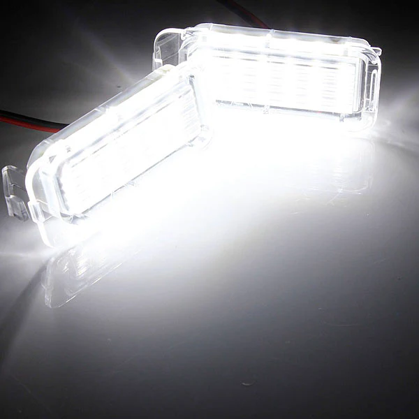 Pair Of White LED Number Plate Light Units For Ford Focus / Fiesta / Mondeo / Kuga / Galaxy / S-max / C Max - Image 4