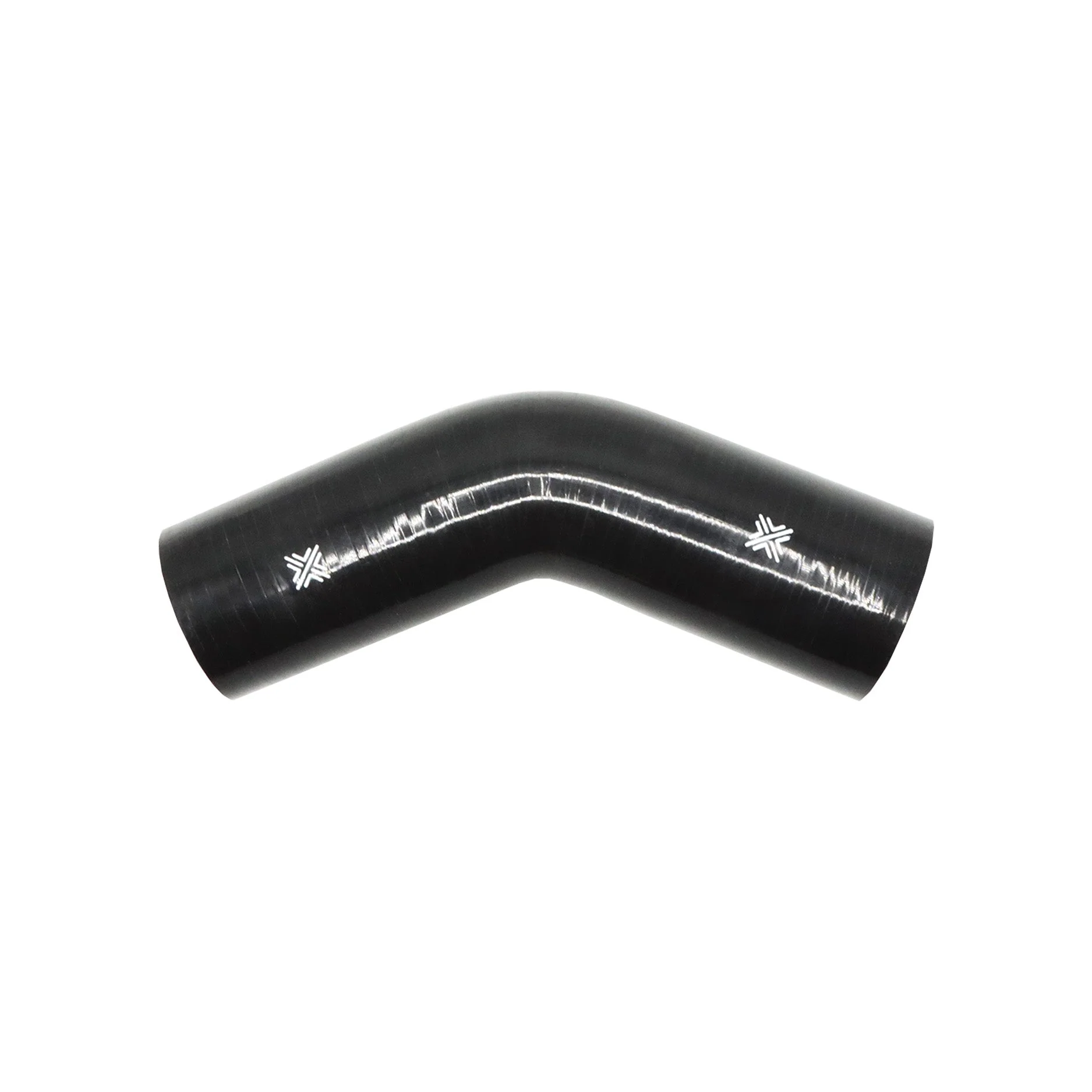 Pipercross Black 45° 70mm Bore, 152mm Leg Length Silicone Hose (FCL04039) - Image 2