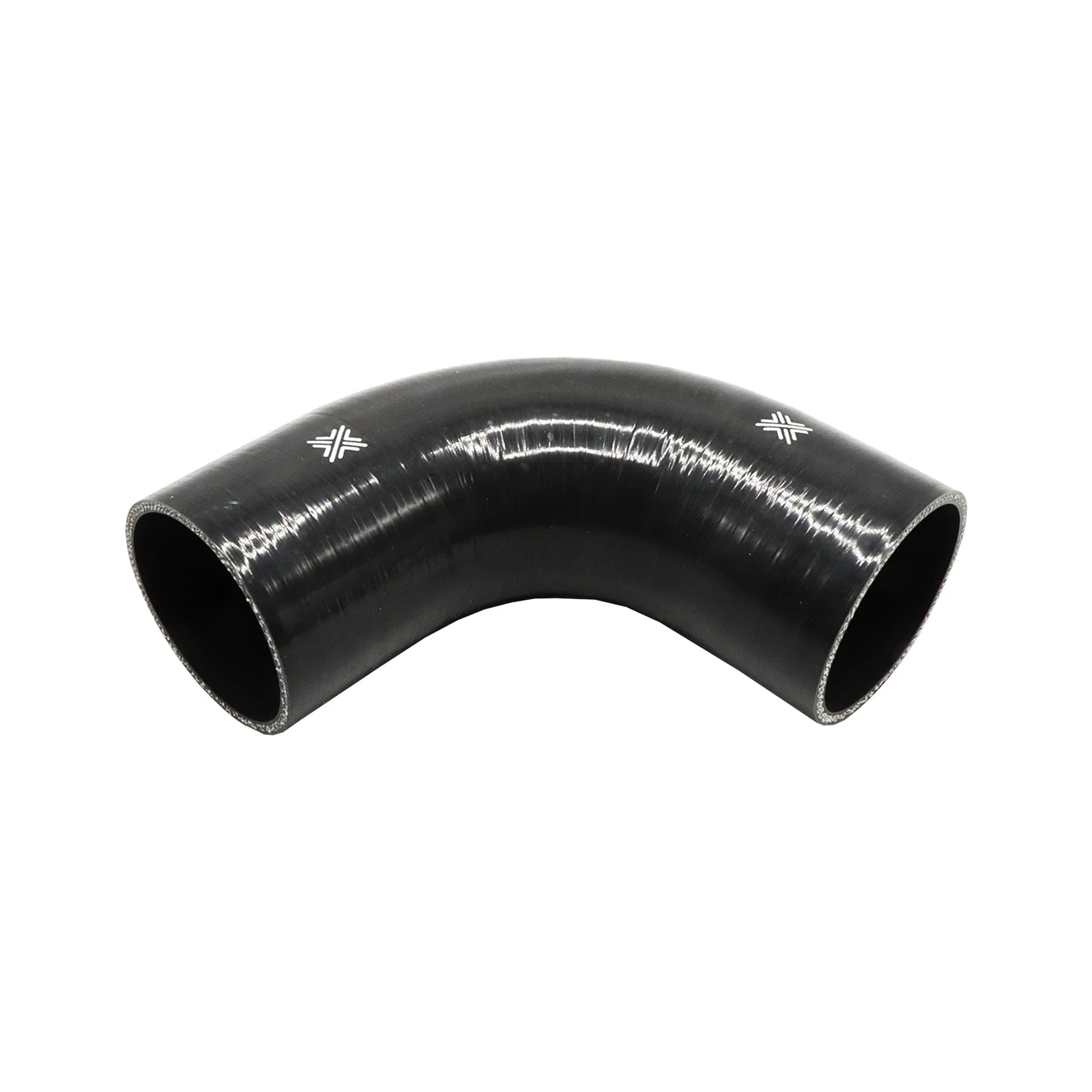 Pipercross Black 90° 80mm Bore, 152mm Leg Length Silicone Hose (FCL04087) - Image 2