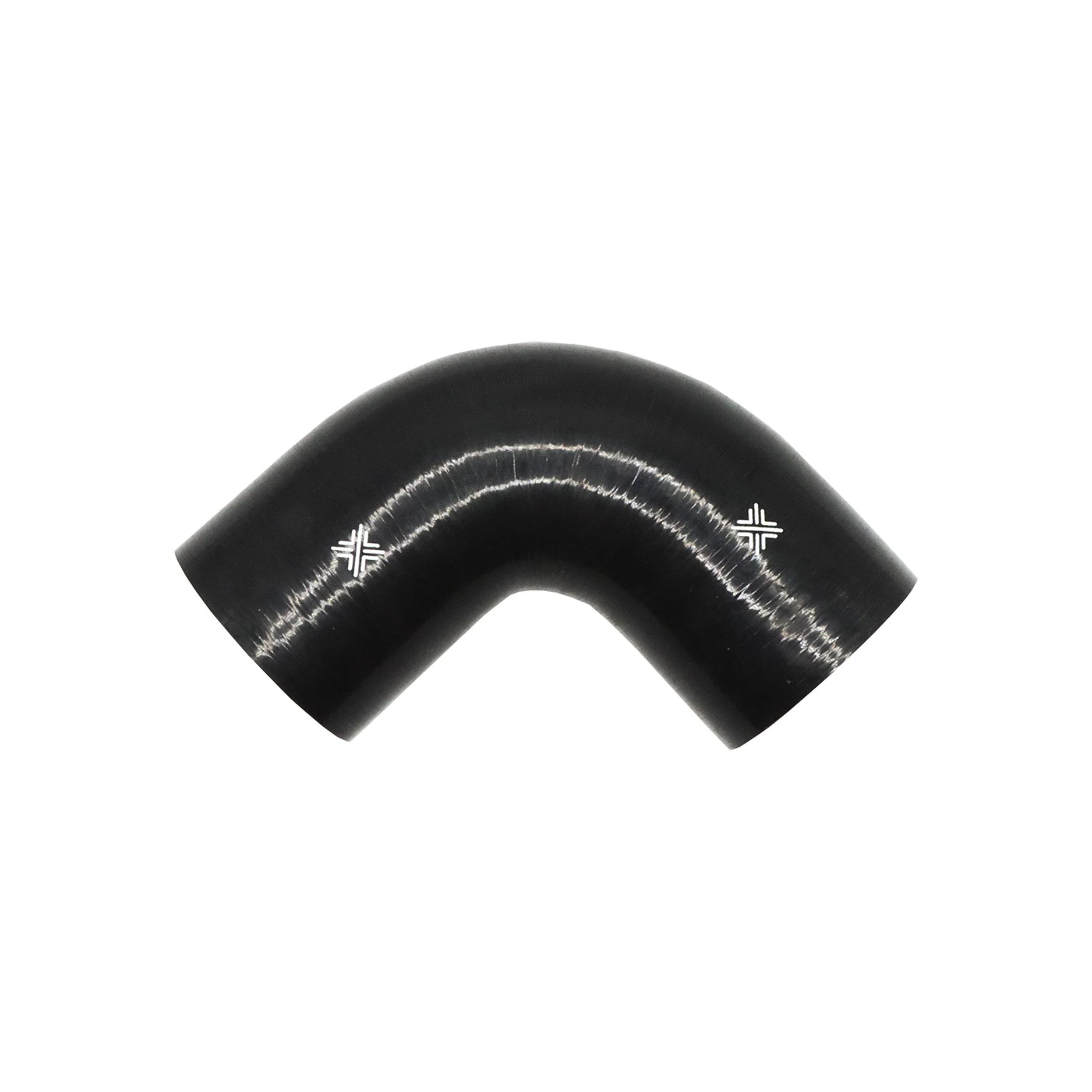 Pipercross Black 90° 89mm Bore, 152mm Leg Length Silicone Hose (FCL04090)