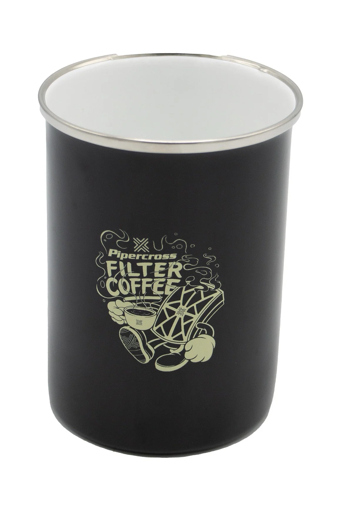 Pipercross Filter Coffee Tin Mug