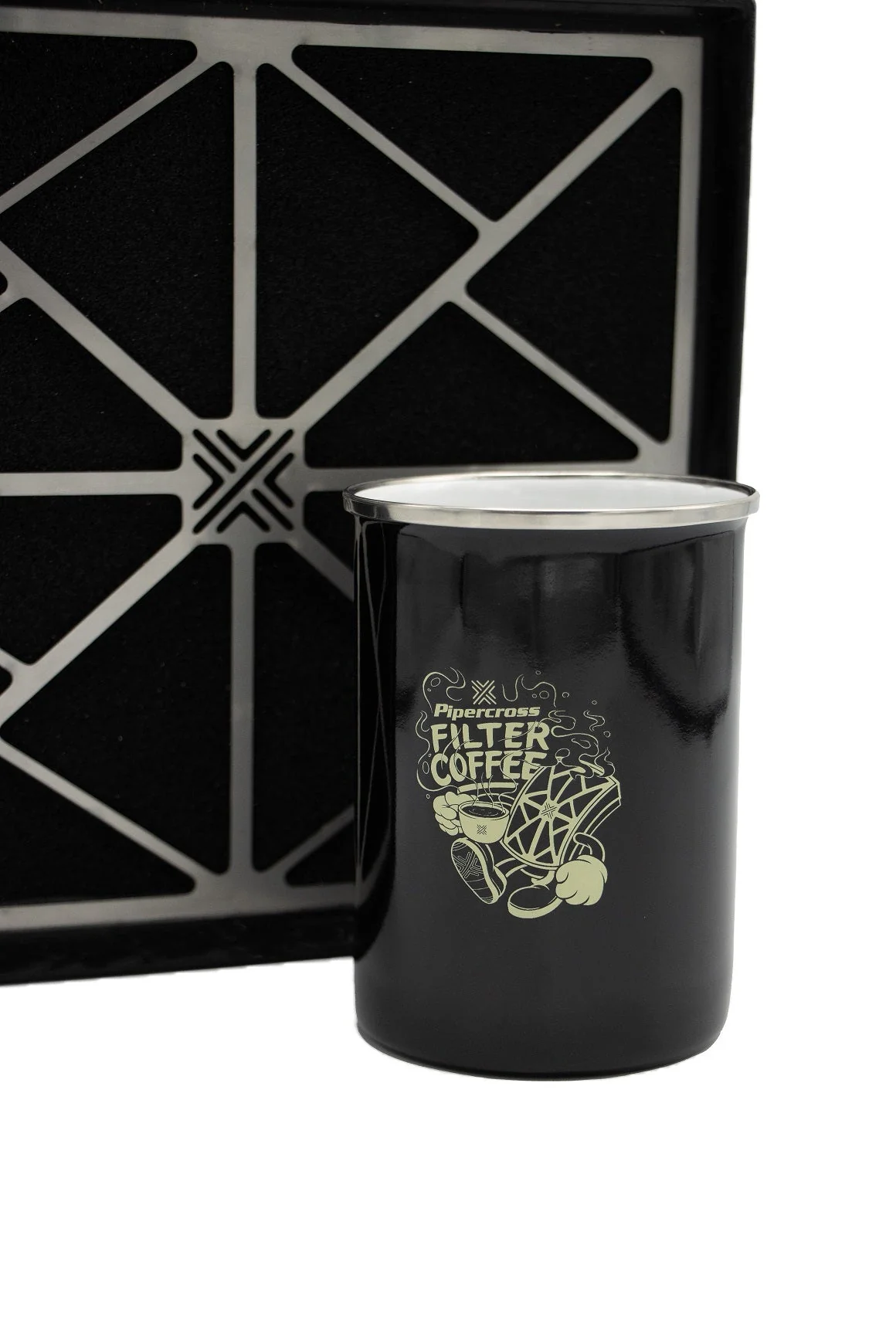 Pipercross Filter Coffee Tin Mug - Image 5