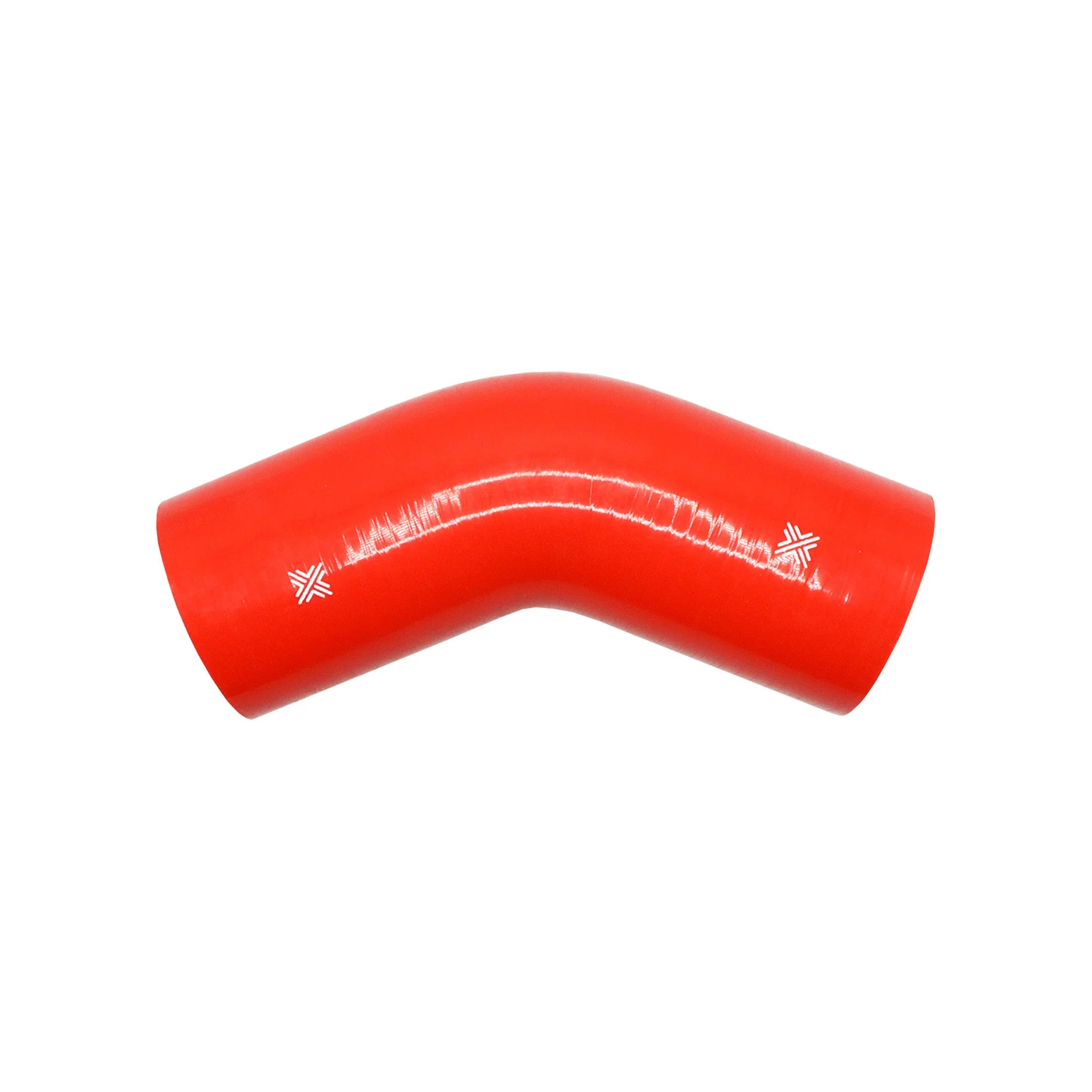 Pipercross Red 45° 89mm Bore, 152mm Leg Length Silicone Hose (FCL04050) - Image 2