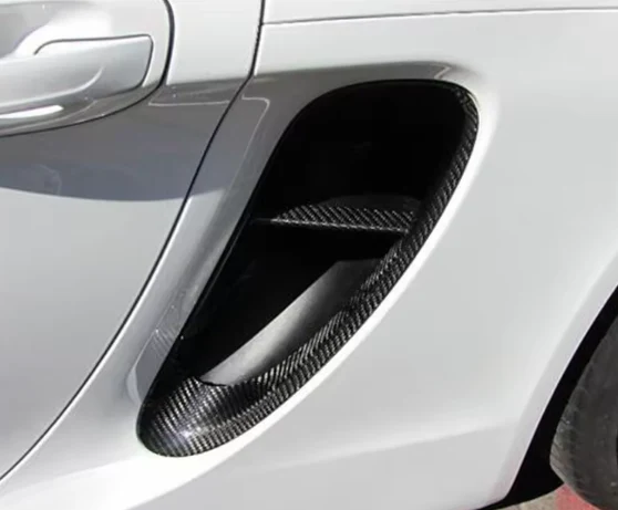 PORSCHE 981 Cayman/Boxster/S/GTS Carbon Fibre Engine Air Intake Vents