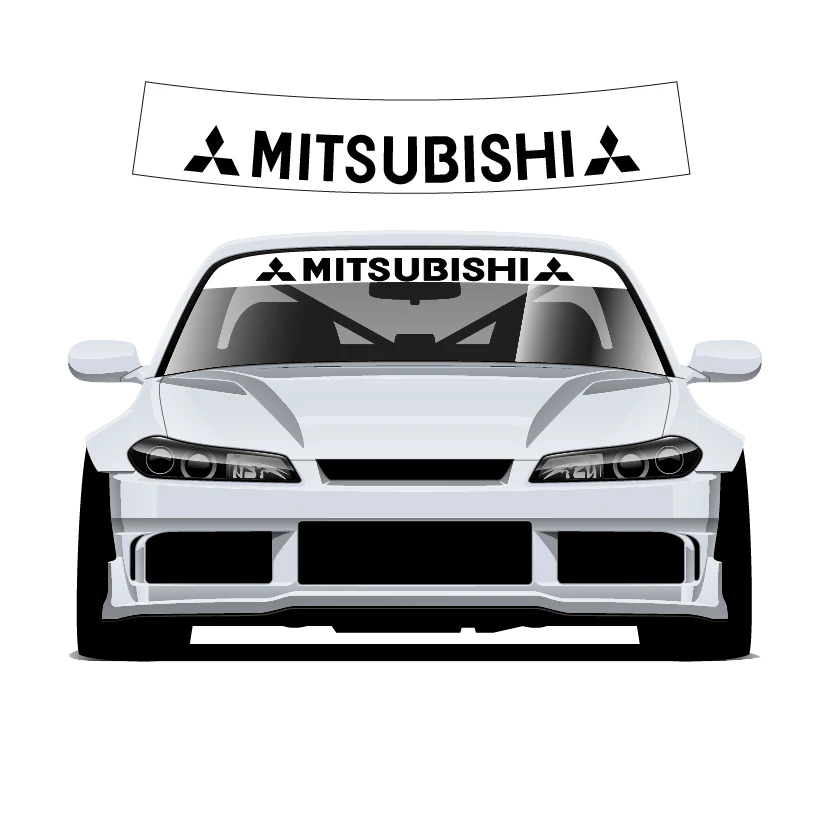 Premium Wrap Sunstrip Mitsubishi - Image 2