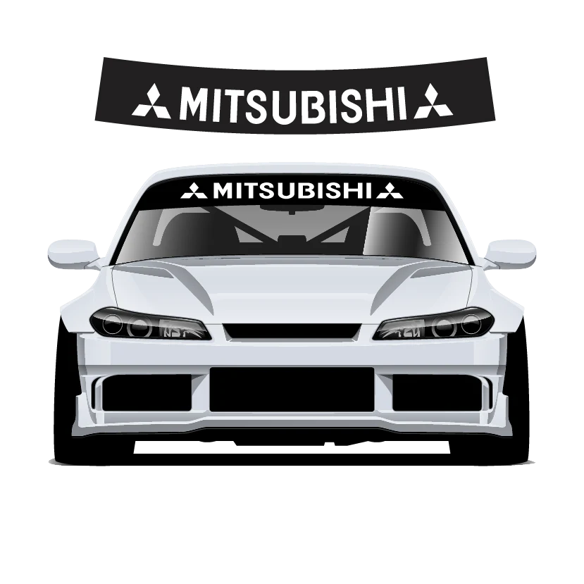 Premium Wrap Sunstrip Mitsubishi - Image 9