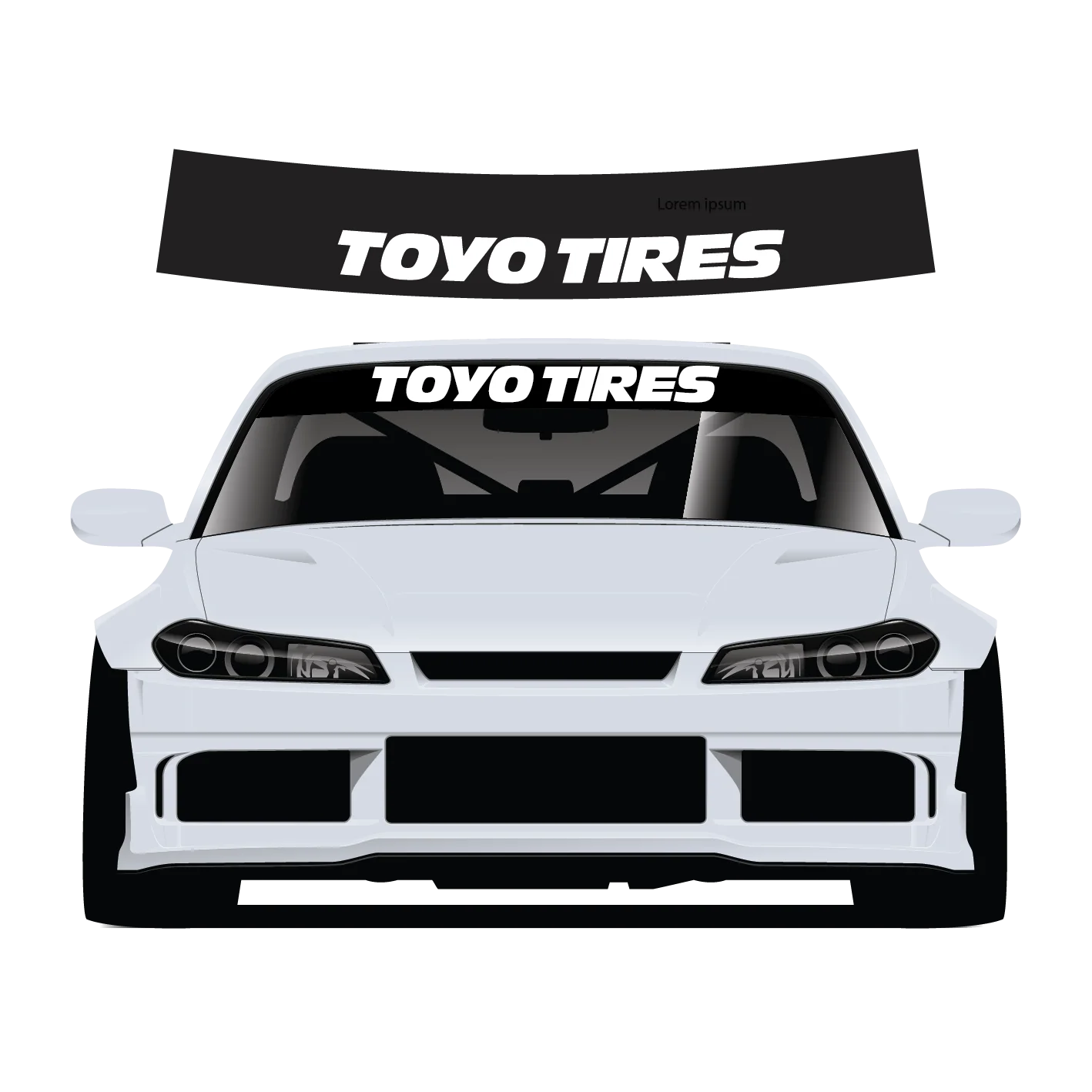 Premium Wrap Sunstrip Toyo Tires - Image 6