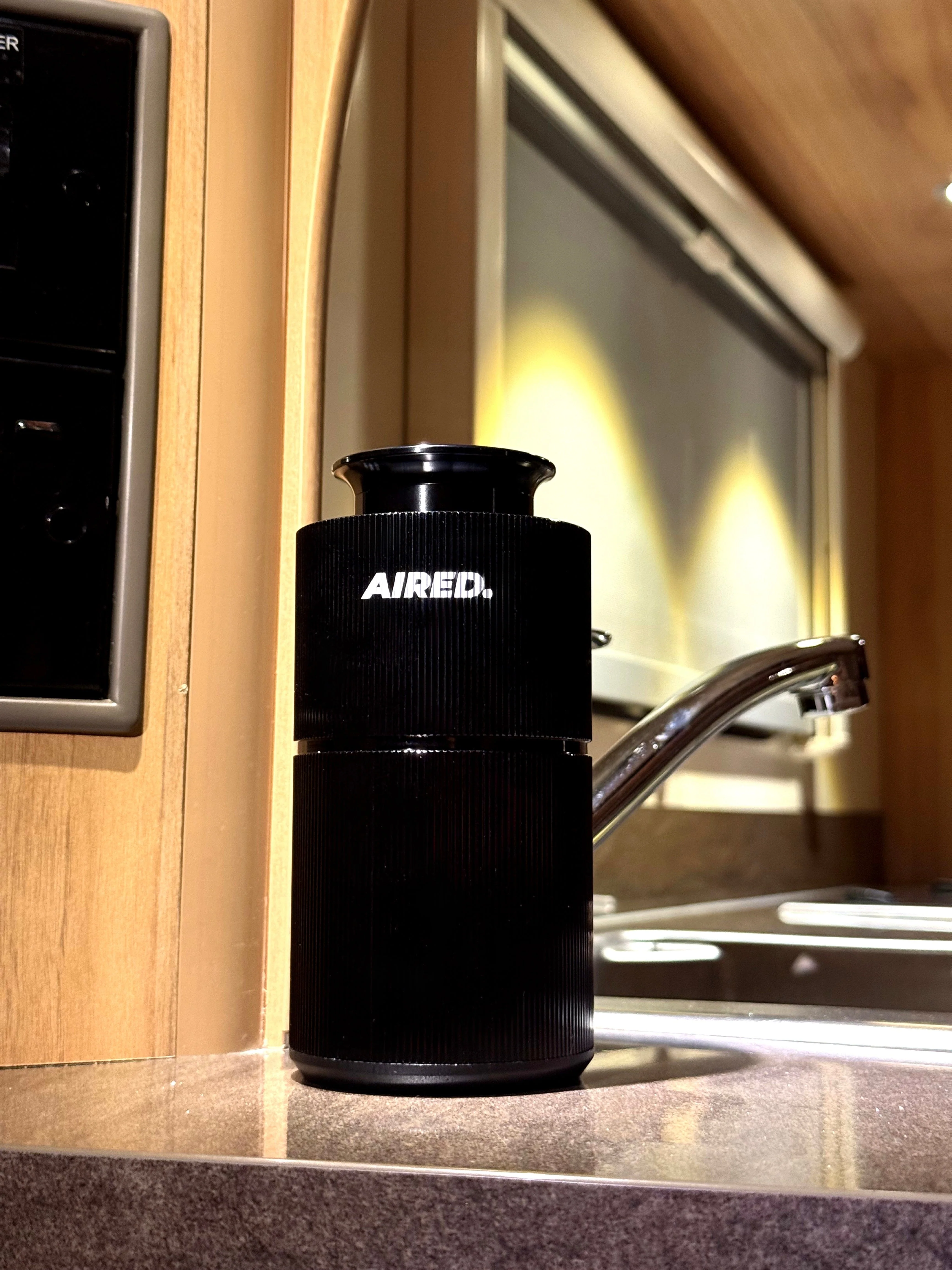 PRO1 In-Car / Home Mini Luxury Electronic Rechargeable Essential Oils Diffuser By AIRED. (BLACK) - Image 12