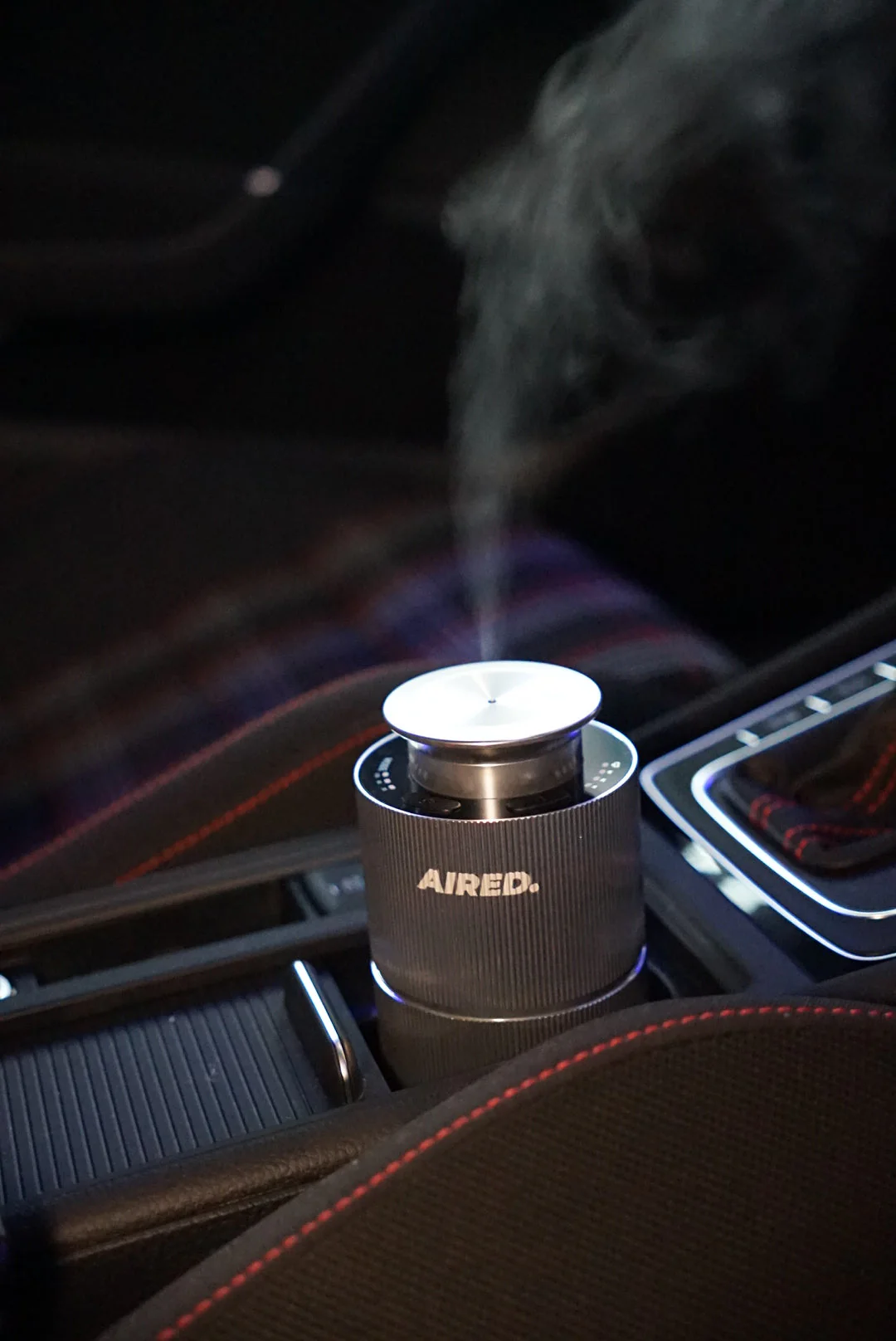 PRO1 In-Car / Home Mini Luxury Electronic Rechargeable Essential Oils Diffuser By AIRED. (SILVER) - Image 4