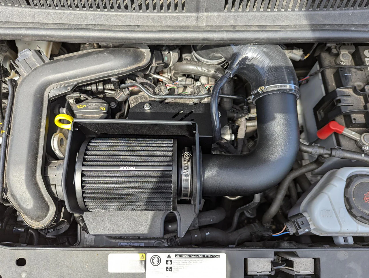 ProRam Pleated Performance Intake Kit for the VW UP Gti - Image 3