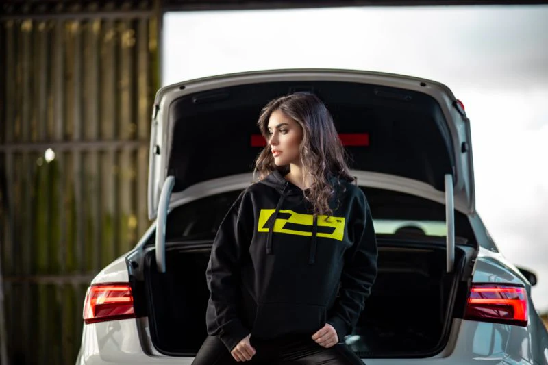 Racingline Clothing Black/Yellow Hoodie - Image 5