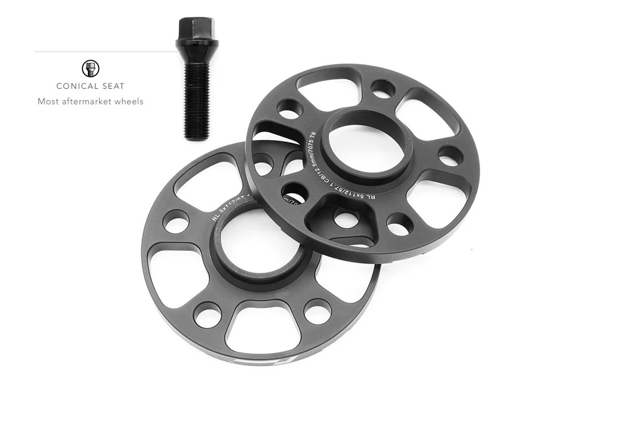 RacingLine Performance 12.5mm Wheel Spacer Set (Pair) - 5x112/ 57.1mm - Image 3