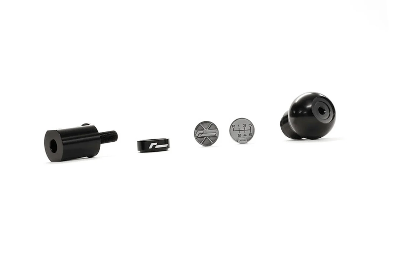RacingLine Performance Billet Aluminium 'Manual' Gear Knob - Black - MQB / MQB Evo - Image 2