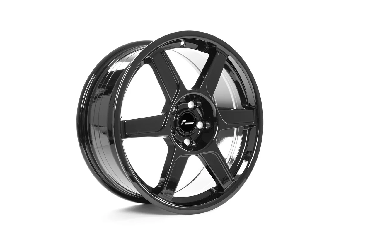 Racingline R-06 8.5J x 18inch Alloy Wheel Set - Gloss Black - Image 2