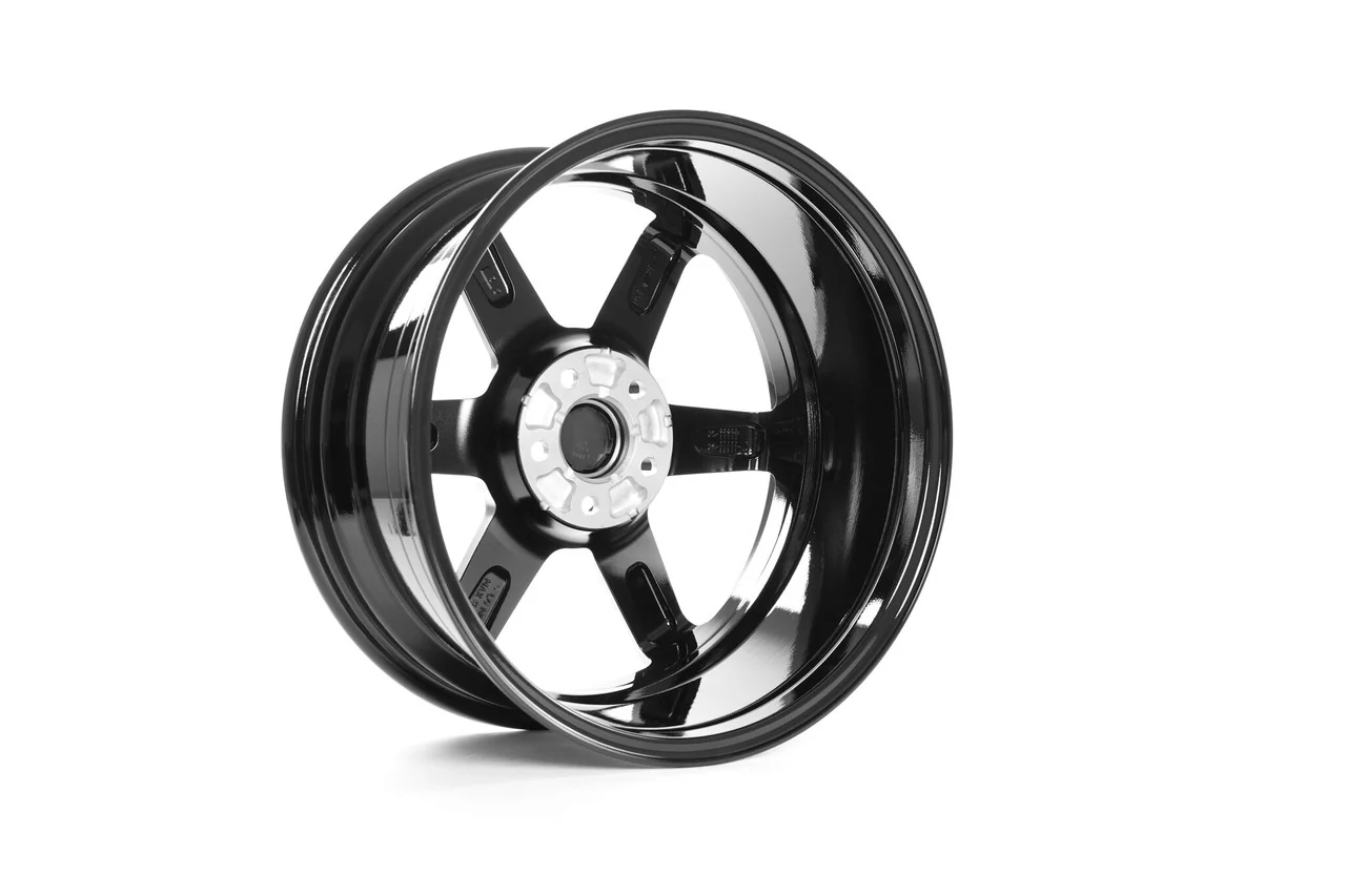 Racingline R-06 8.5J x 18inch Alloy Wheel Set - Gloss Black - Image 3