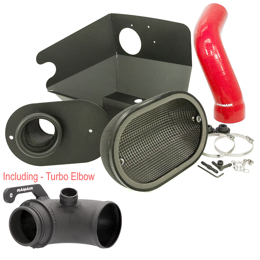 Ramair Heat Shield Intake Kit – Turbo Elbow Included – Red Intake Hose – VW MK7 Golf GTI & R, Audi A3, S3 8V, Seat Leon Cupra 280 & Skoda Octavia VRS - Image 3