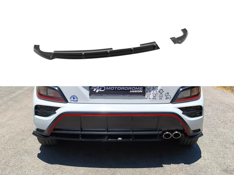 Rear Splitter Hyundai Kona N-Line Mk1 Facelift