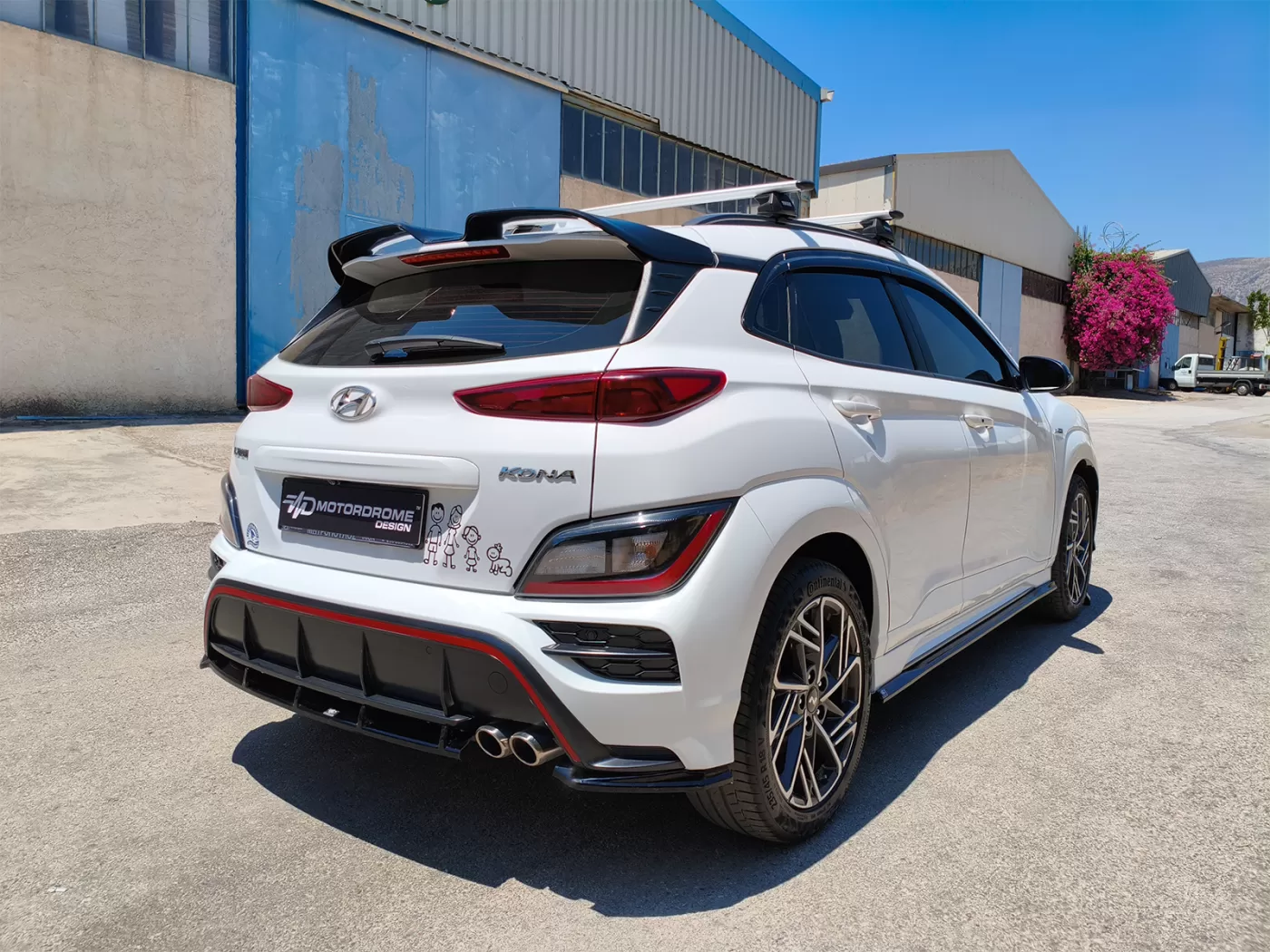 Rear Splitter Hyundai Kona N-Line Mk1 Facelift - Image 3