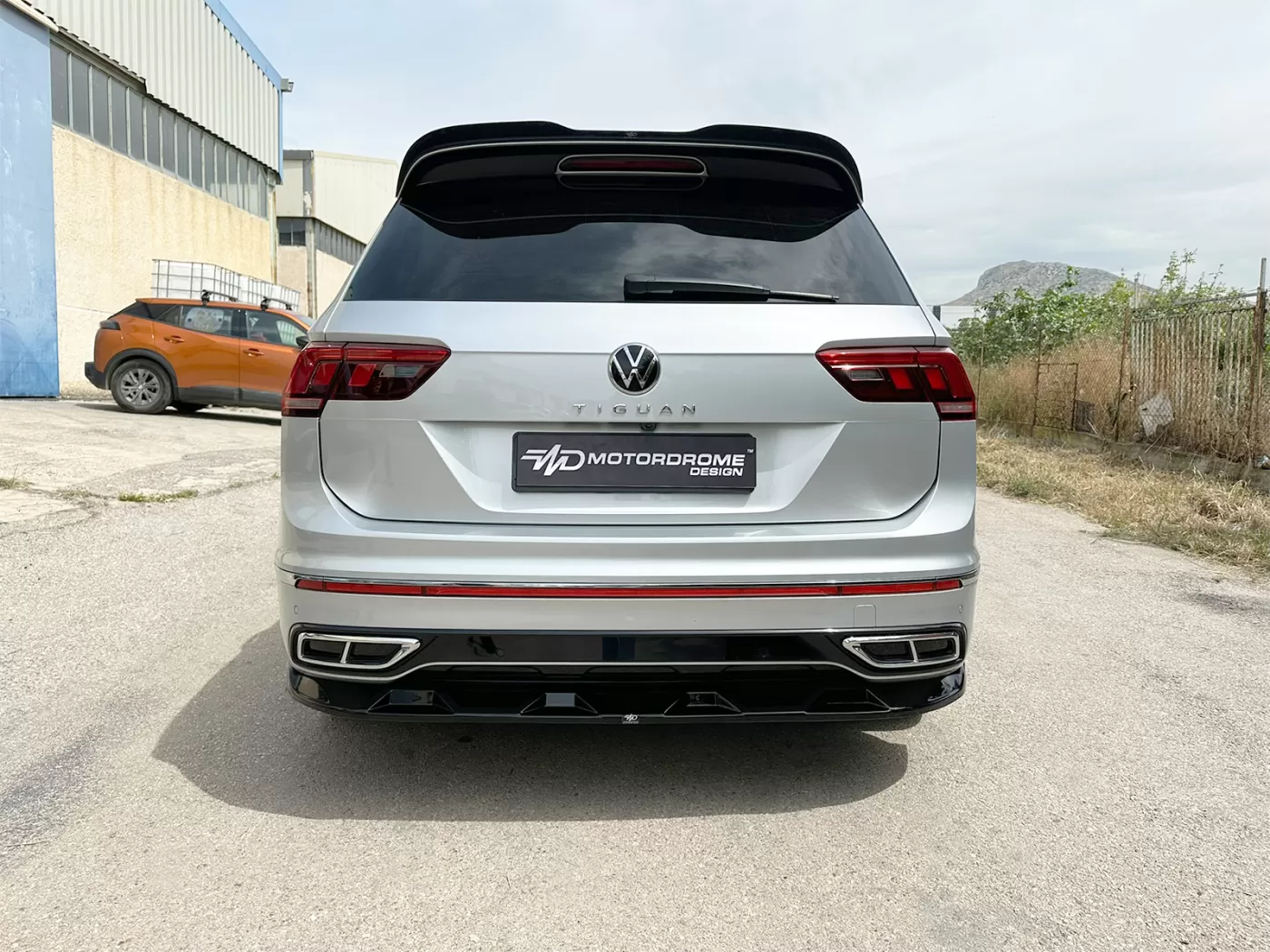 Rear Splitter Volkswagen Tiguan R-Line Mk2 Facelift (2020-2024) - Image 3