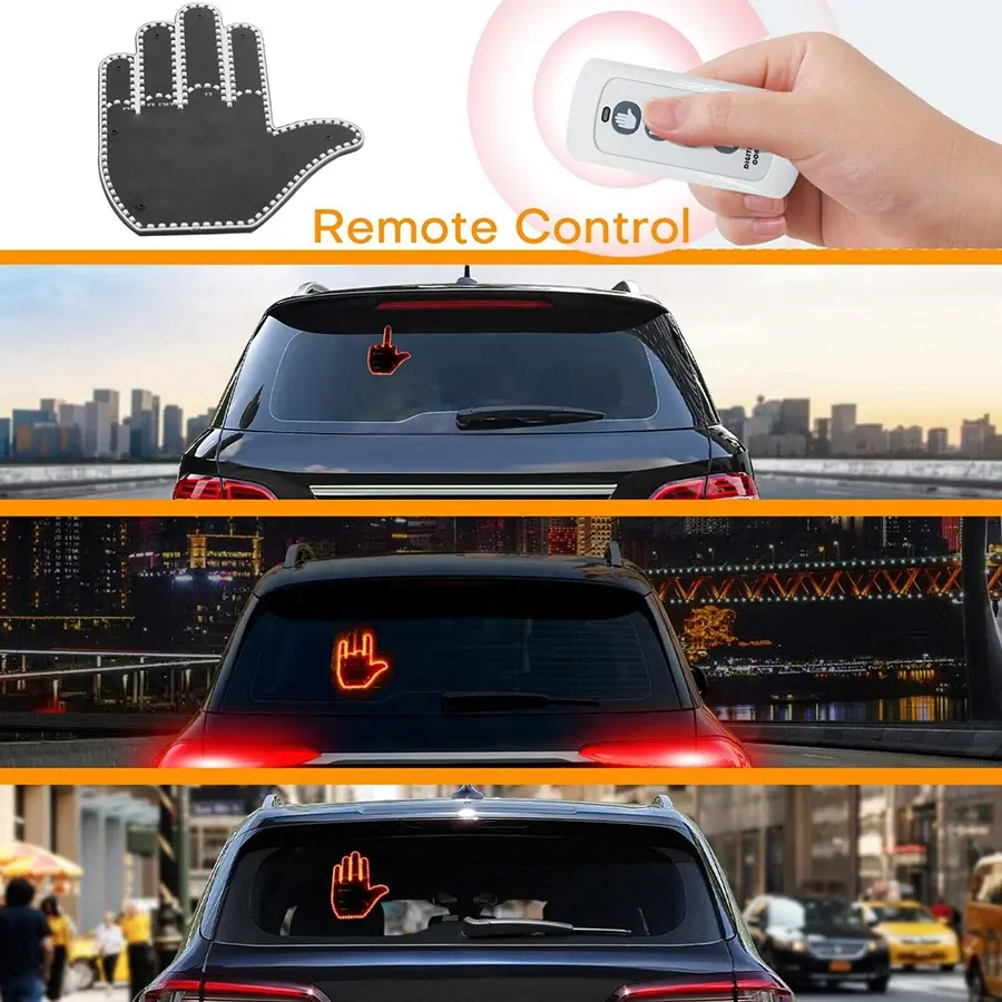 Rear Window LED Hand Gesture Sign (Universal) - Image 5