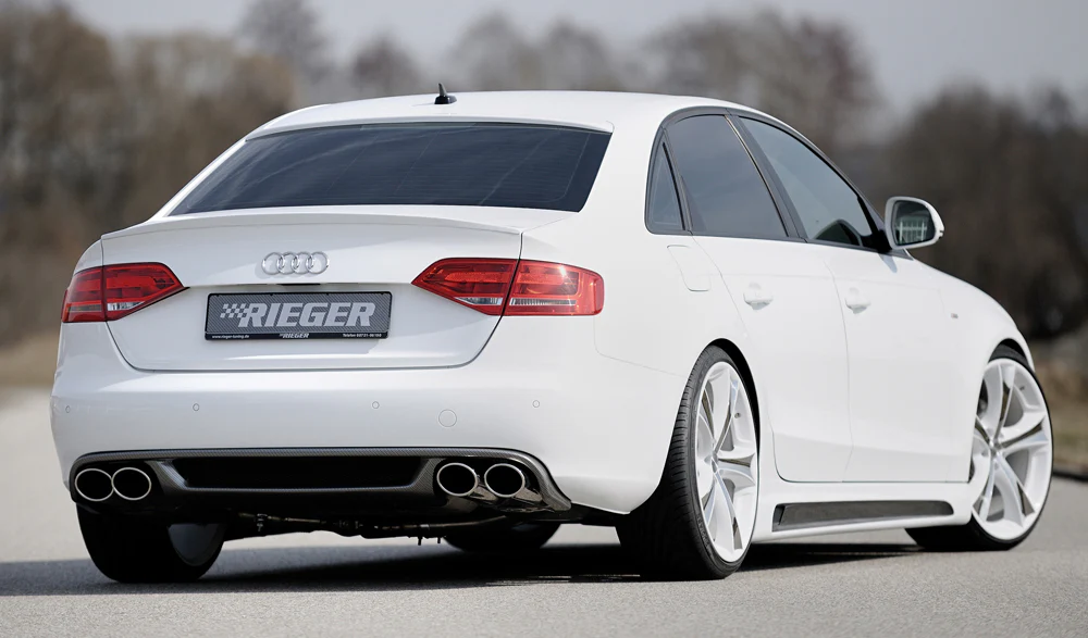 Rieger Audi A4 B8 Saloon Pre-Facelift Spoiler Lip - Image 3