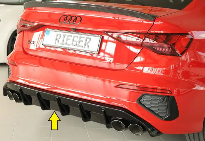 Rieger Audi S3 (8Y) Saloon Rear Diffuser (2020+) - Image 4