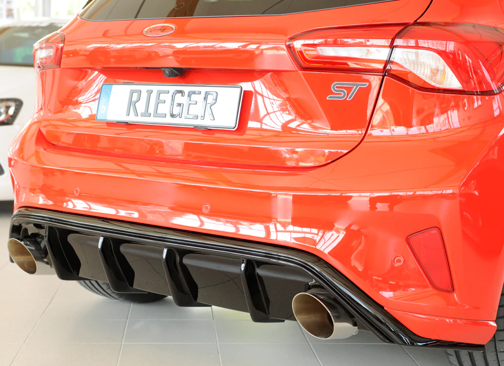 Rieger Ford Focus ST Mk4 Hatchback Rear Diffuser - Image 2