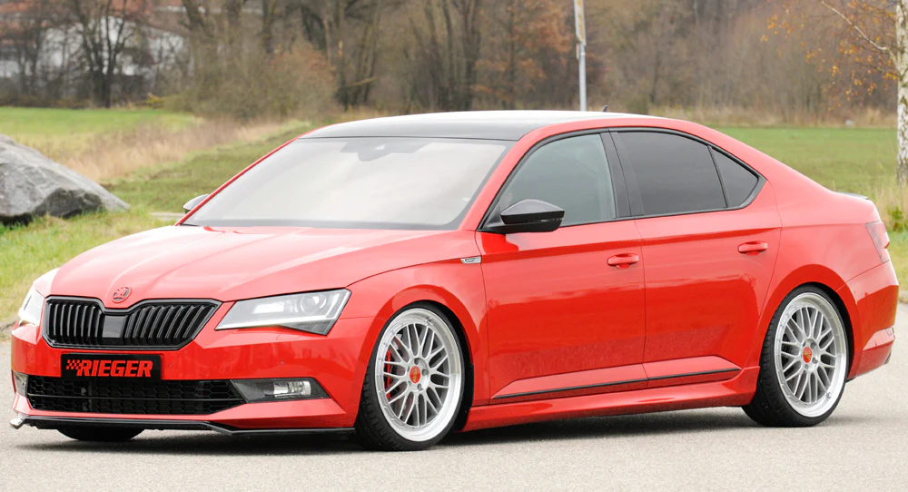 Rieger Skoda Superb (3V) Side Skirts - Image 4