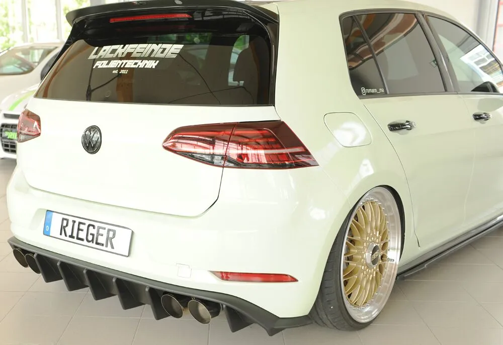 Rieger VW Golf Mk7.5 R Rear Diffuser - Image 2