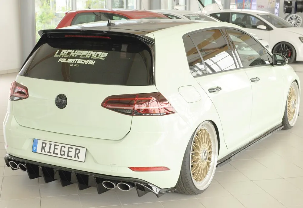 Rieger VW Golf Mk7.5 R Rear Diffuser - Image 3