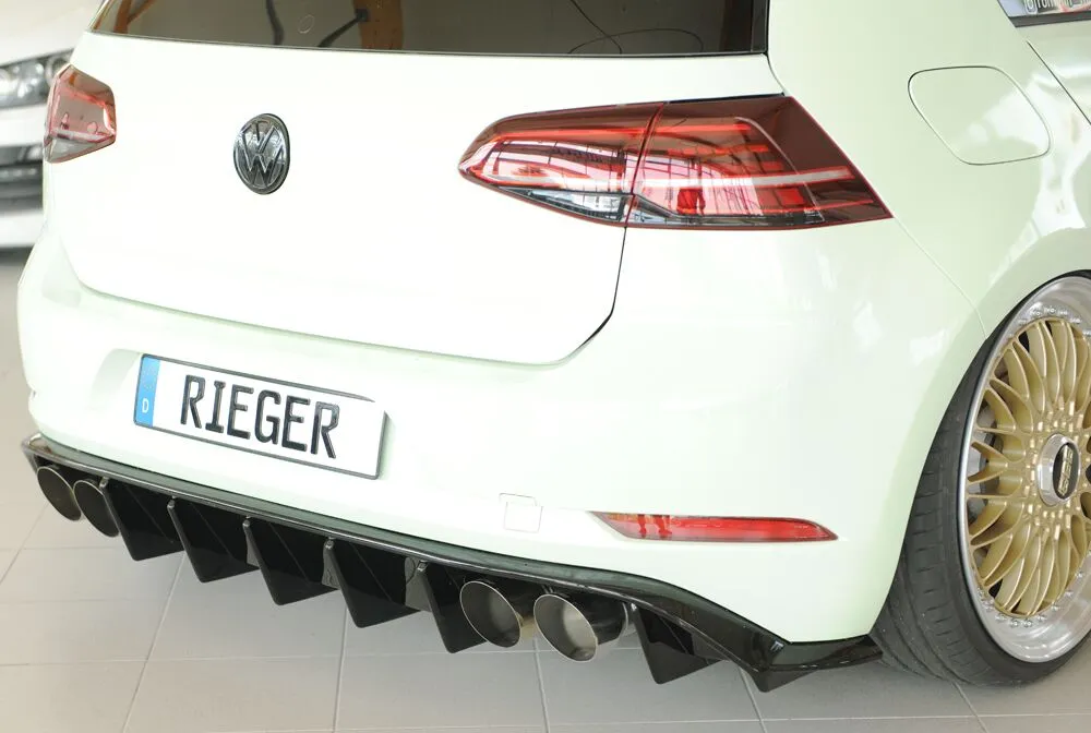 Rieger VW Golf Mk7.5 R Rear Diffuser - Image 4