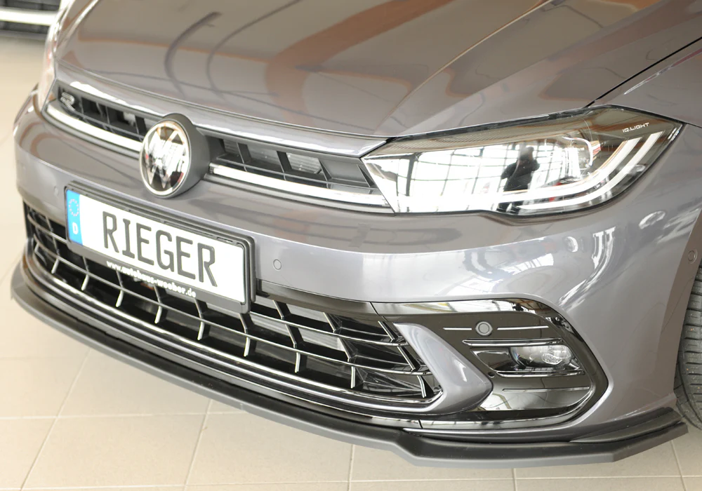 Rieger VW Polo AW GTI/R-Line Facelift Front Splitter