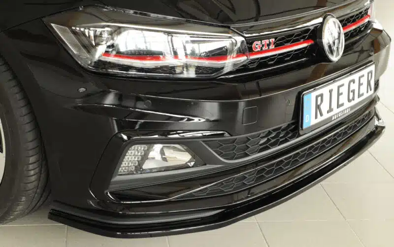 Rieger VW Polo GTI MK6 Pre-Facelift (17-21) Front Splitter - Image 3