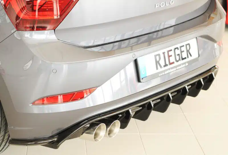 Rieger VW Polo GTI MK6/MK6.5 Rear Diffuser - Image 3