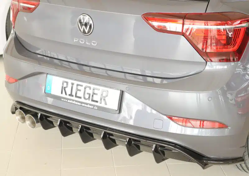 Rieger VW Polo GTI MK6/MK6.5 Rear Diffuser - Image 5