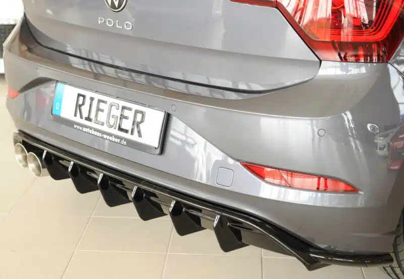 Rieger VW Polo GTI MK6/MK6.5 Rear Diffuser - Image 6