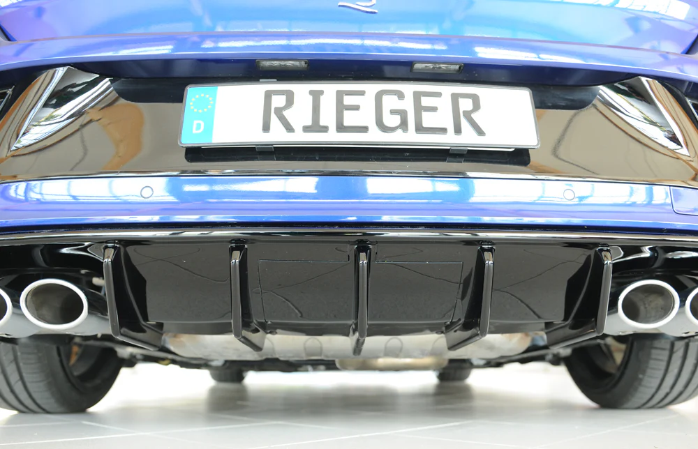 Rieger VW T-Roc R Rear Diffuser (2022+) - Image 2