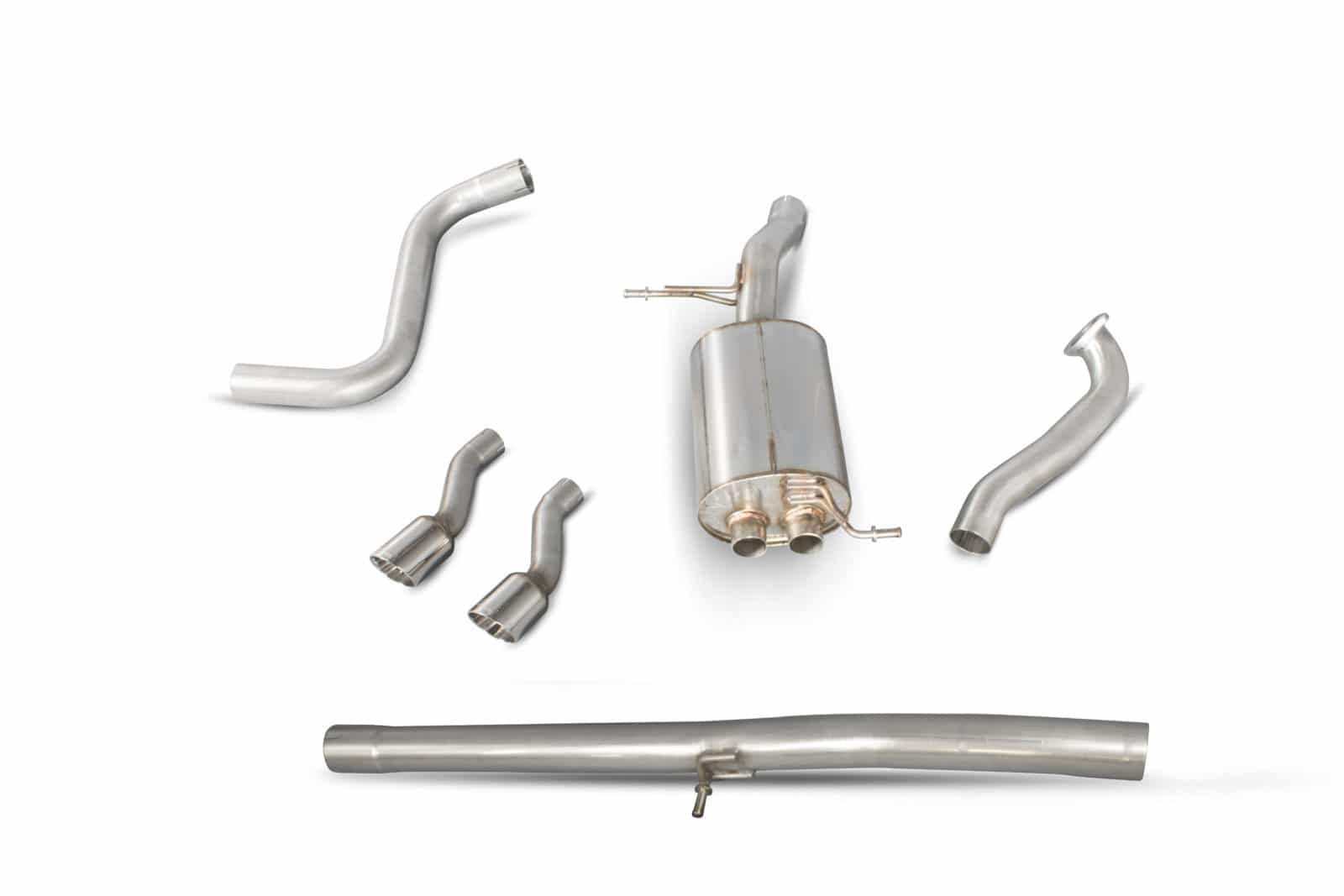 Scorpion Ford Fiesta MK7 1.0L EcoBoost  Non-Resonated Cat-Back Exhaust - Image 2