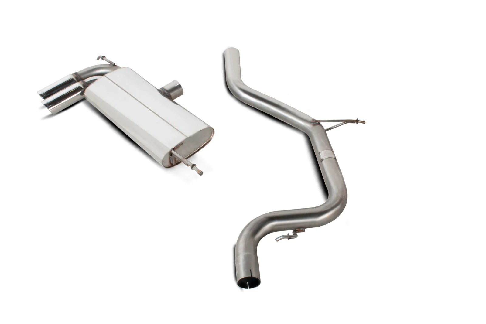 Scorpion Seat Leon 1.4 TSI, 1.6i, 2.0FSI, 1.9TDI (105BHP) & 2.0TDI (140/170BHP) (2006-11) Non-Resonated Cat-Back Exhaust - Image 2