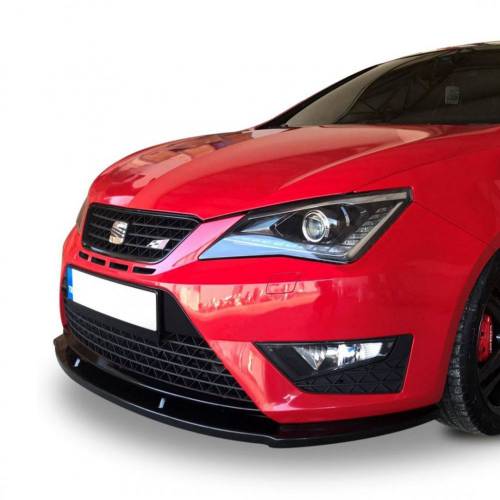 SEAT Ibiza 6J MK4 FR Front Splitter In Black (2008 - 2017) - Image 2